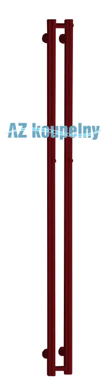 Bestel Nu Koupelnový radiátor PMH ROSENDAL R2RE/2 - Strukturální bordó, 115 x 1500 mm