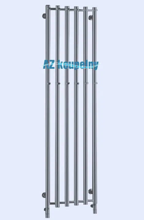 Koupelnový radiátor PMH ROSENDAL R2MS/6 - Metalická stříbrná, 420 x 1500 mm Korting