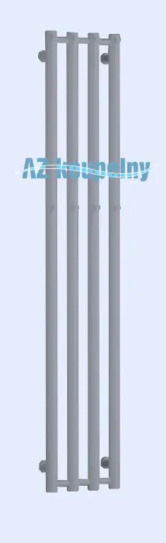Koupelnový radiátor PMH ROSENDAL R2MS - Metalická stříbrná, 266 x 1500 mm Beperkte Voorraad