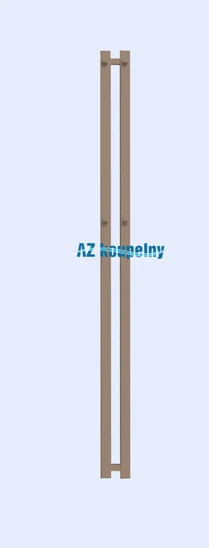 Hranatý radiátor do koupelny P.M.H. PLUTO P2GB/2 - Šedobéžová, 105 x 1500 mm Nieuw