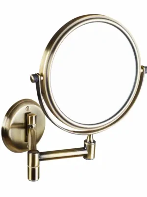 Alleen Vandaag Závěsné kosmetické zrcátko bez osvětlení Bemeta RETRO 106101697 bronz / stará mosaz