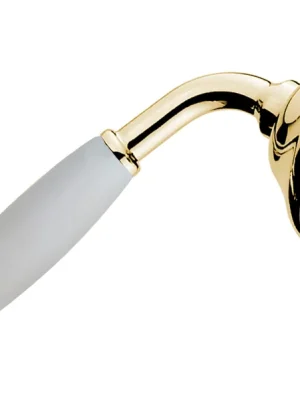Kovová ruční retro sprcha Bianchi ELEGANT 289098ORO, zlato / bílá Exclusieve Aanbieding