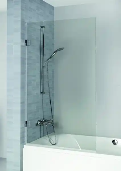 Vanová zástěna Riho SCANDIC NXT X107, provedení levé - 100 cm, otevírání ven, barva chrom Gereduceerde Prijs