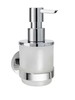 Dokud Zásoby Vydrží Skleněný dávkovač tekutého mýdla Bemeta OMEGA, 200 ml, 138709041, chrom / sklo