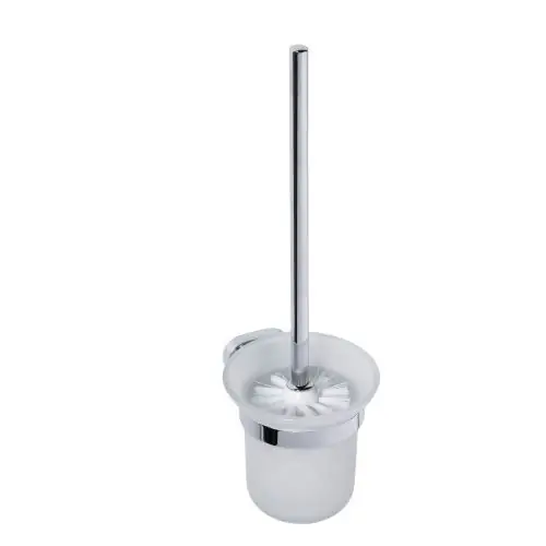 WC štětka se skleněnou miskou Bemeta OVAL 118413011 chrom / mléčné sklo Shop Nu