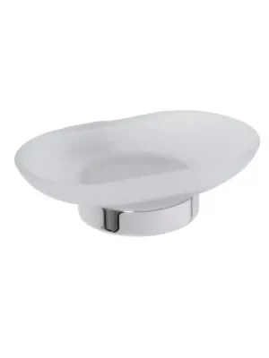 Skleněná mýdlenka Bemeta OVAL 118408021, provedení chrom / mléčné sklo Gereduceerde Prijs