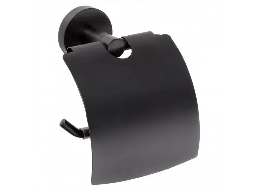 Držák toaletního papíru s krytem Bemeta DARK 104112010, barva černá Aanbieding